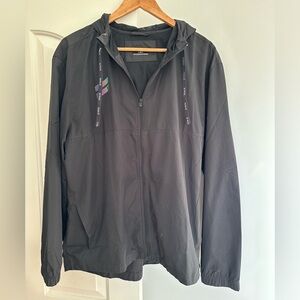 Men’s Hurley Rain Jacket - Black - Large